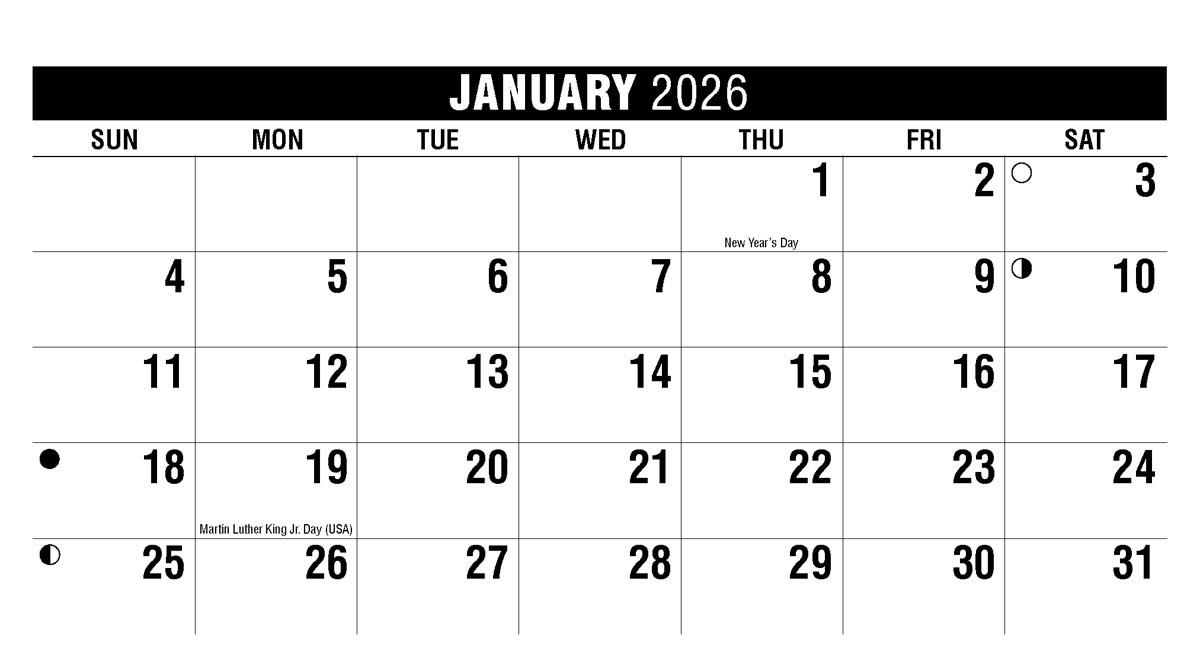 Galleria Motivation Promotional Desk Calendar - 2026
